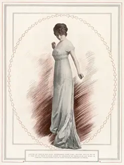 Profusely Prints: Pearl Trimmed Dress 1910