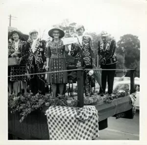 Pearly Gallery: Pearly Kings & Queens in Pageant, Hythe, Hampshire