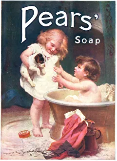 Puppy Prints: Pears Soap Advertisement
