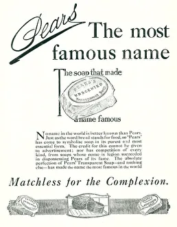 Pears Soap Advertisement