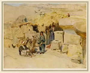 Egypt Collection: Peasant Home in Thebes