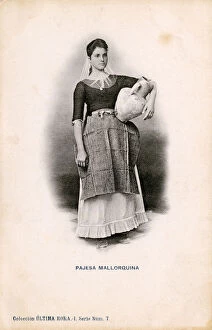 Mallorca Collection: Peasant woman of Majorca, Spain