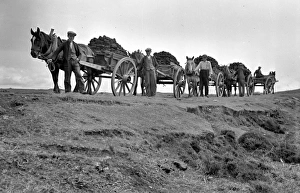 Transporting Gallery: Peat carts, Benbecula, Outer Hebrides, Scotland