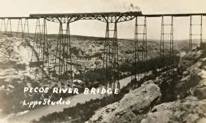 Flimsy Prints: Pecos River Bridge, Texas, United States