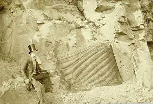 Antiquary Prints: Peculiar appearance of a rock surface