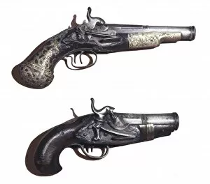 Pecussion cap gun (mid. 19th c.). SPAIN. Ripoll