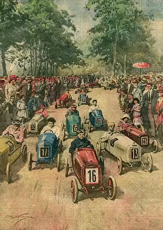 Italians Collection: Pedal Car Race, Bologna
