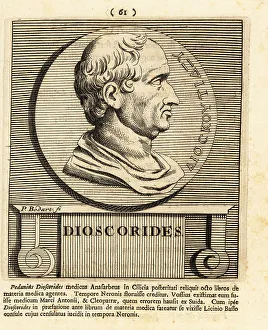 Gods And Heroes Prints: Pedanius Dioscorides, Greek physician, pharmacologist, botanist
