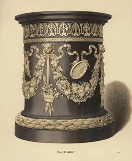 Festoons Prints: Pedestal for the Borghese or Campana Vase