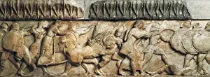 Gigantomachy Prints: Pediment and Frieze From