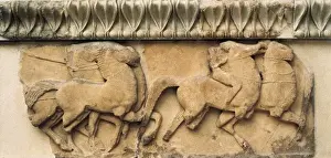 Pediment and frieze from the treasury of the Siphnians