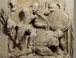 Pediment and frieze from the treasury of the Siphnians