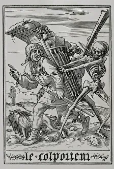 Mort Prints: The Pedlar. The Death is depicted visiting a peddler