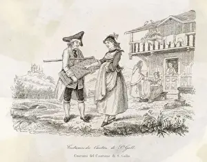 Pedlar Selling Cloth