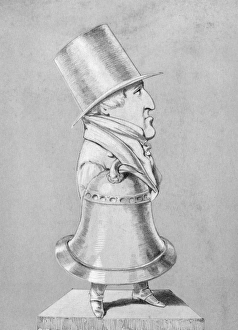 Images Dated 2nd February 2012: Peel Bell Caricature