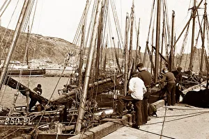 Peel harbour Isle of Man