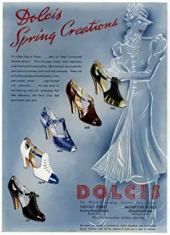 Peep and closed toe sandlals 1937