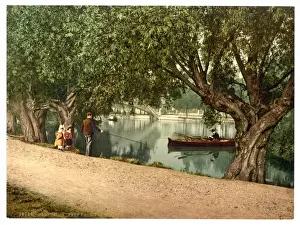 A Peep from the recreation grounds, Bedford, England A Peep