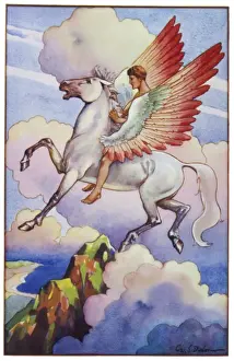 Soar Prints: Pegasus in Flight