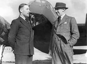Blenheim Prints: Bill Pegg Bristol test pilot left and Cyril Uwins