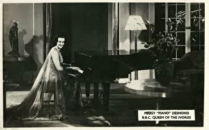 Images Dated 9th April 2019: Peggy Piano Desmond - BBC Queen of the Ivories