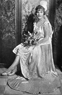Breaker Prints: Peggy Salaman in court dress