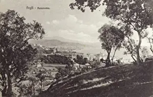 Pegli, Italy - panoramic view over the city
