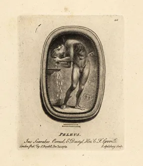 Antiquarian Prints: Peleus performing a purification ritual