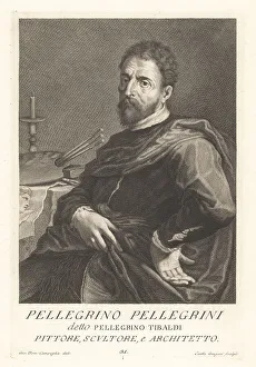Palette Prints: Pellegrino Tibaldi, Italian Renaissance painter, 1527-1592