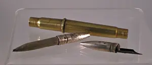 Pen and pencil set made from two bullets, WW1