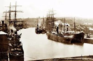 Penarth Prints: Penarth The Dock early 1900s