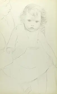 Pencil sketch of baby