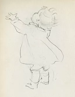 Raised Collection: Pencil sketch of toddler