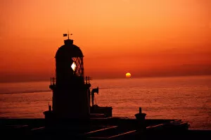 Pendeen Lighthouse, Cornwall - Sunset