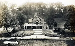 Severn Prints: Pengwern Boat House, Shrewsbury, Shropshire