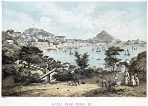 Macao Prints: from Penha Hill Date: circa 1850