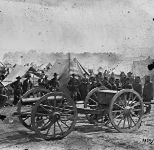 Butterfield Prints: The Peninsula, Va. A 12-pdr. howitzer gun captured by Butter