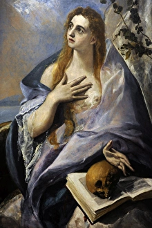 Images Dated 11th April 2012: The Penitent Magdalene, 1576-1577, by El Greco