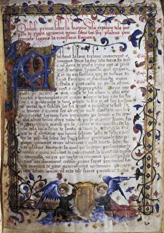 Penitential psalms of the Pope Innocent III written