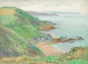 Penmare Rocks nr Mevagissey Cornwall Landscape