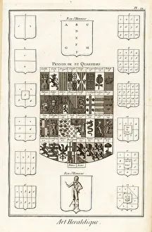 1763 Prints: Pennant with 32 quarters