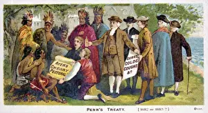 Turtle Prints: Penns Treaty with the Indians