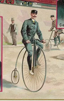 Penny Prints: Penny Farthing Colour