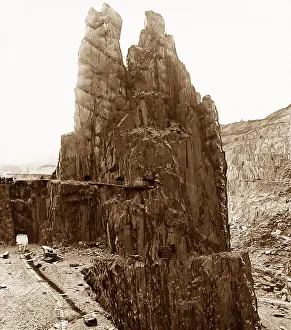 Penrhyn Slate Quarry near Bethesda Victorian period