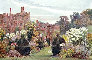 Penshurst Prints: Penshurst Place, the gardens, 1903