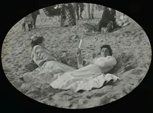 Shallow Prints: People on the beach
