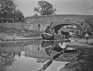 People boating on a canal