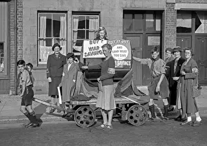 Funding Prints: People collecting for War Savings
