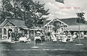 People at Golf Club, Baden Baden, Germany