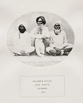 People of India, portaits of Indian tribes and races